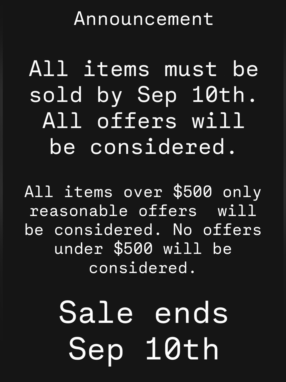 Sale!!!!